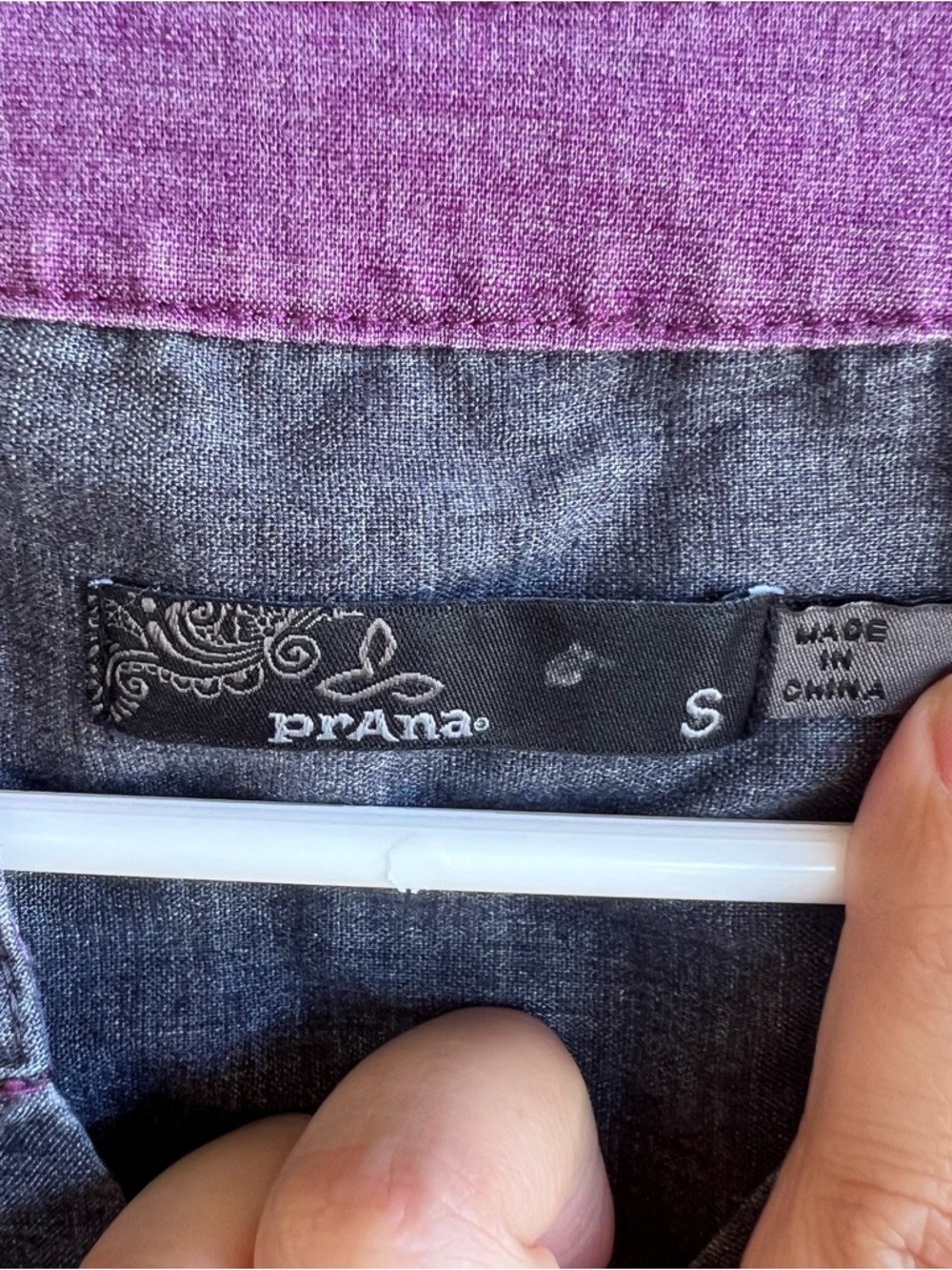 Prana Women's Reanne Hemp Blend Grey Sleeveless Button Front Dress Size Small - Picture 3 of 8